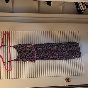 L 10/12 Girls Summer dress with spaghetti straps.